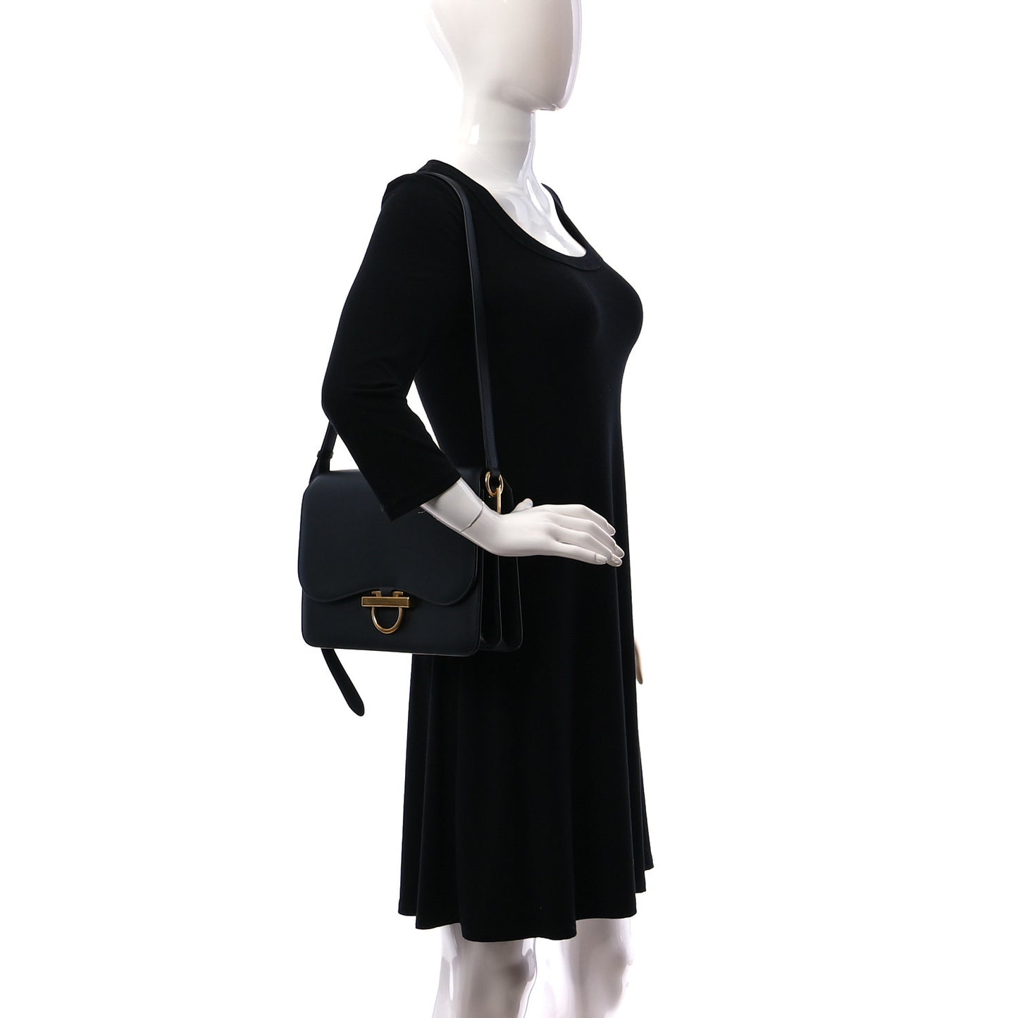Calfskin Joanne Crossbody Black
