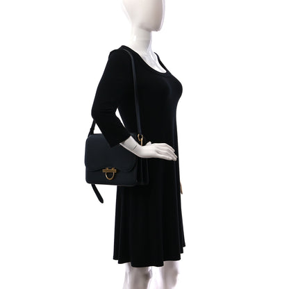 Salvatore Ferragamo Calfskin Joanne Crossbody Black 2 of 10