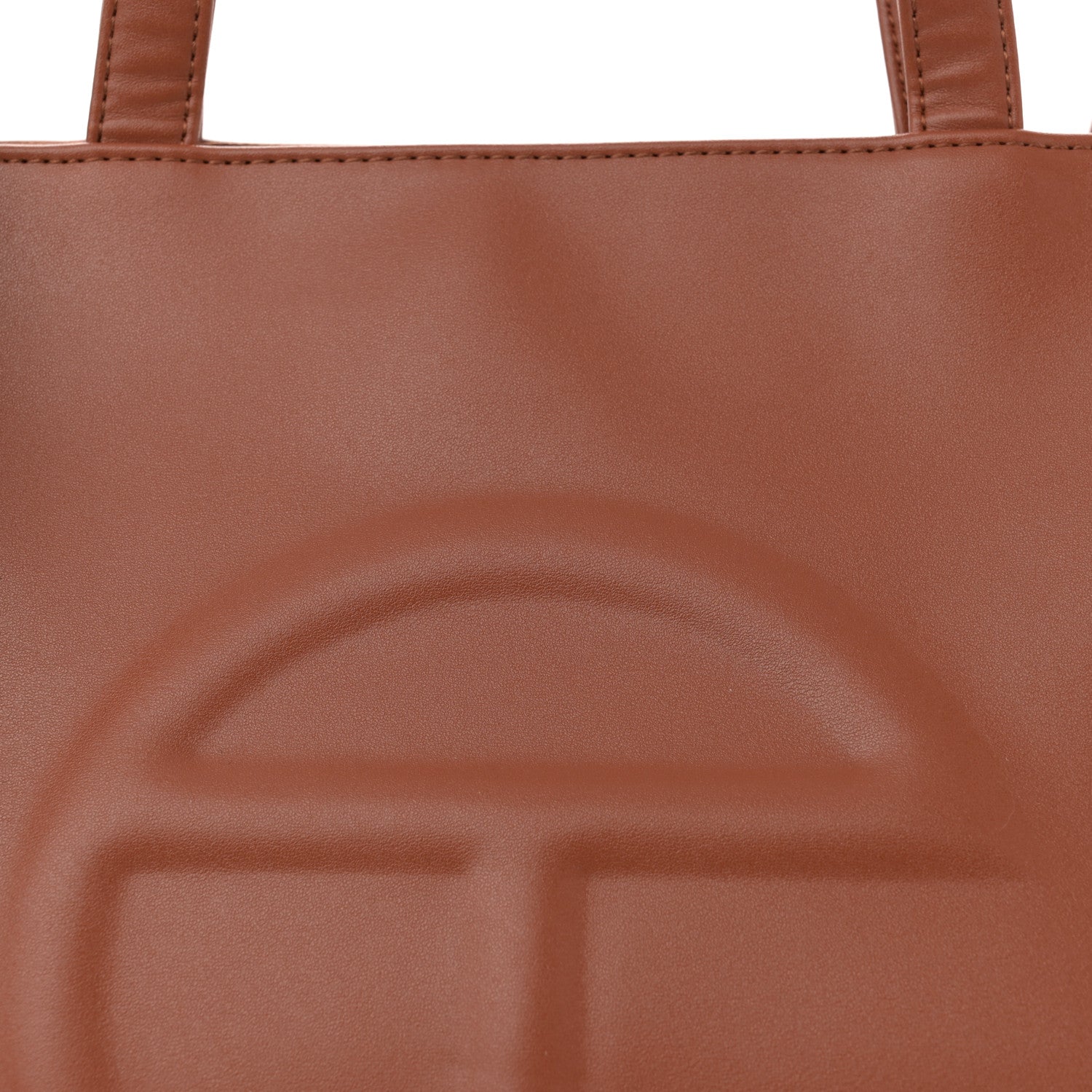 Telfar Vegan Leather Medium Shopping Bag Tan 7 of 12