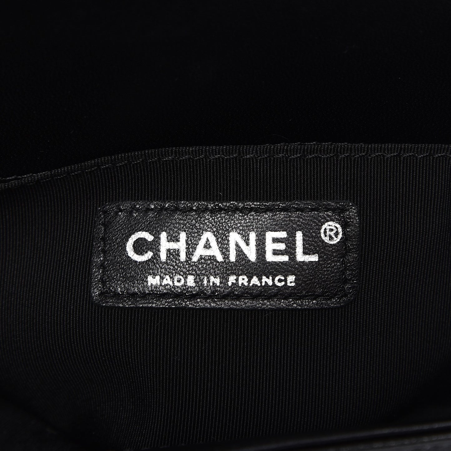 Lambskin Quilted Small Boy Flap Black