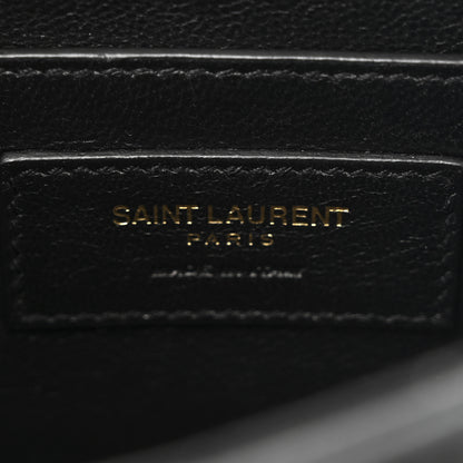 Saint Laurent Lambskin Matelasse Monogram Small Vicky Chain Bag Black 6 of 15