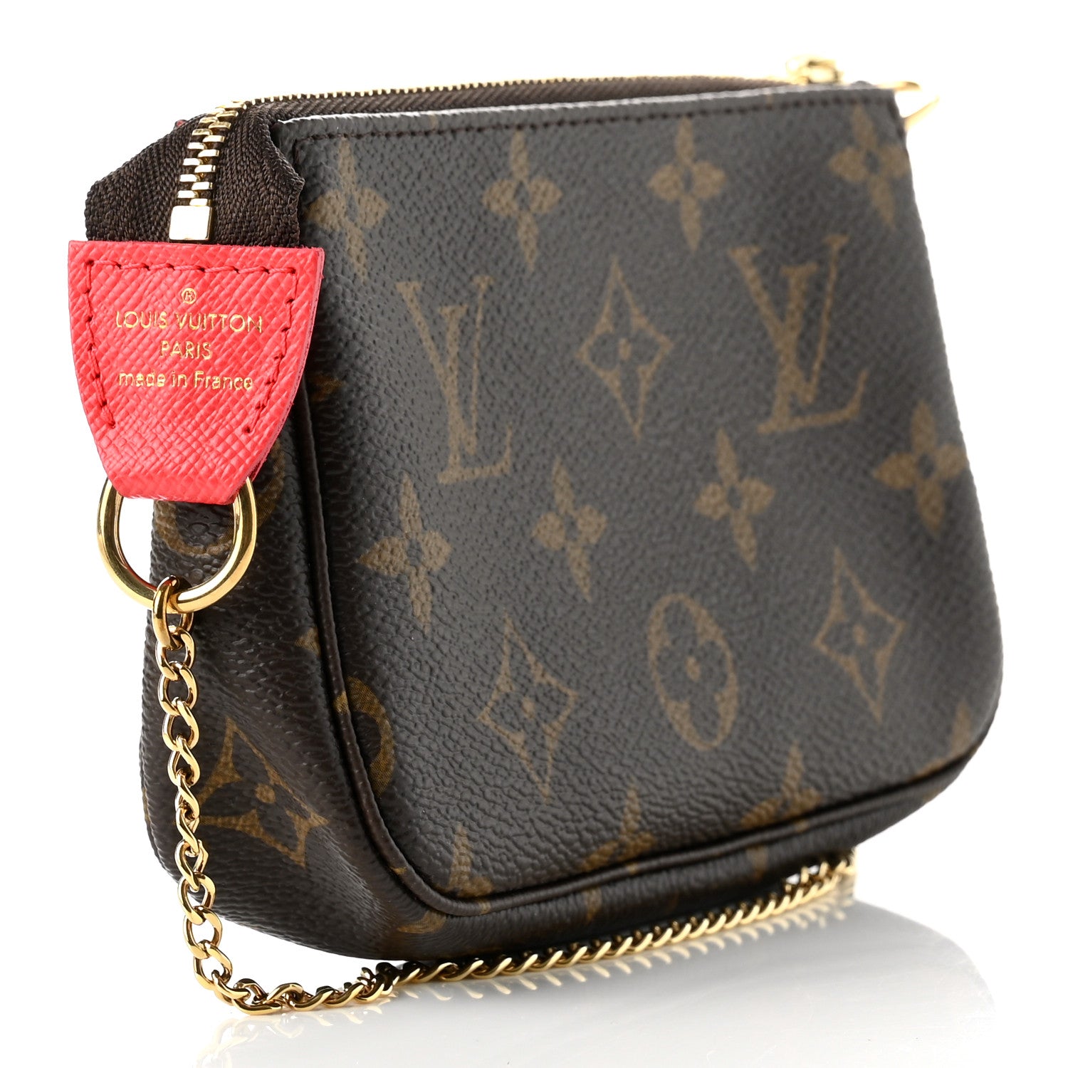 Louis Vuitton Monogram 2021 Christmas Animation London Mini Pochette Accessories Red 3 of 7