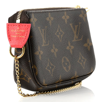 Louis Vuitton Monogram 2021 Christmas Animation London Mini Pochette Accessories Red 3 of 7