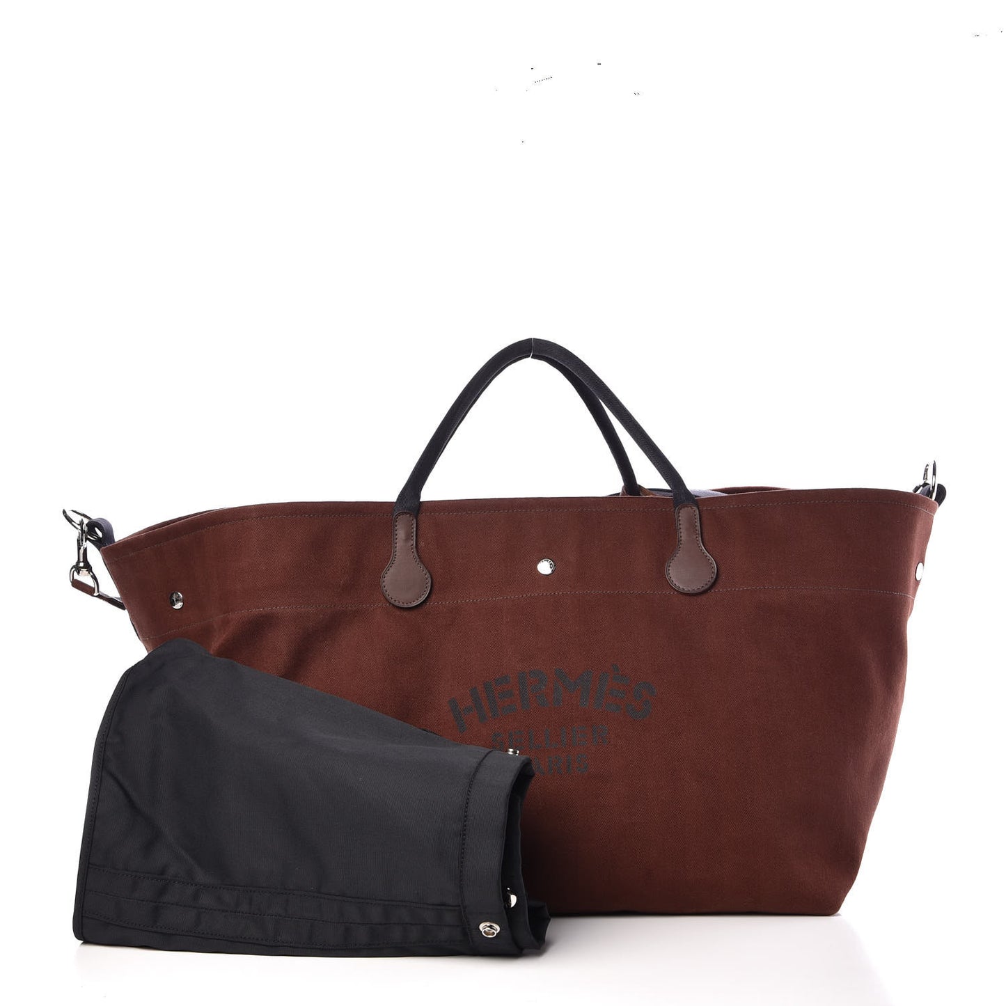 Toile Fourre Tout du Cavalier Carryall Tote Brown