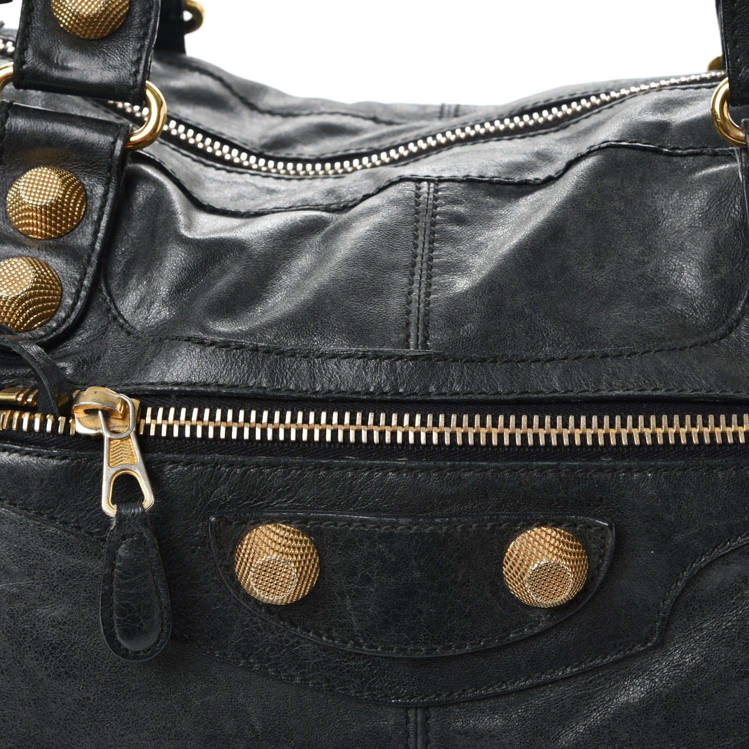 Balenciaga Agneau Giant 21 Gold Hardware Work Black 12 of 20