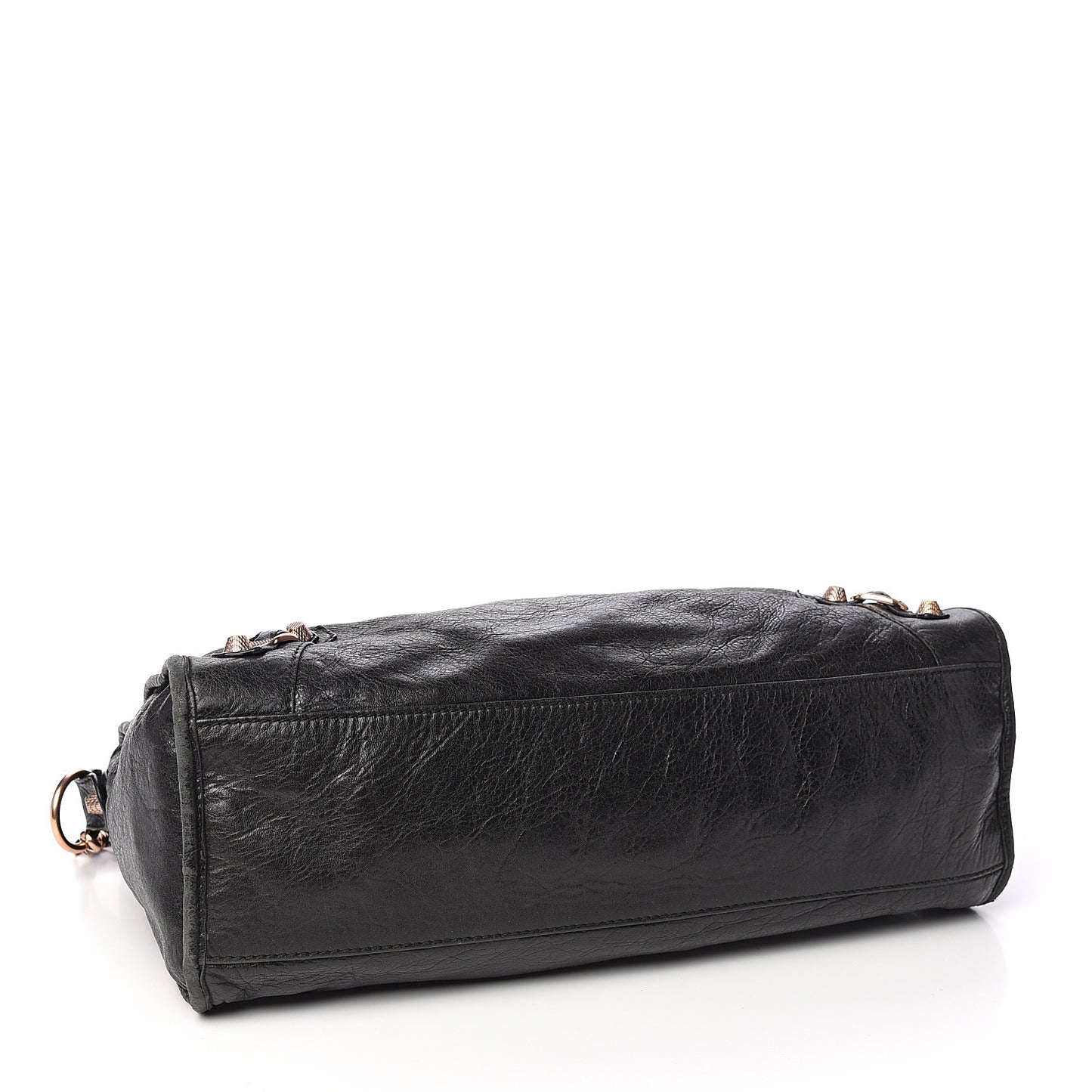 Agneau Giant 12 Rose Gold Hardware City Black