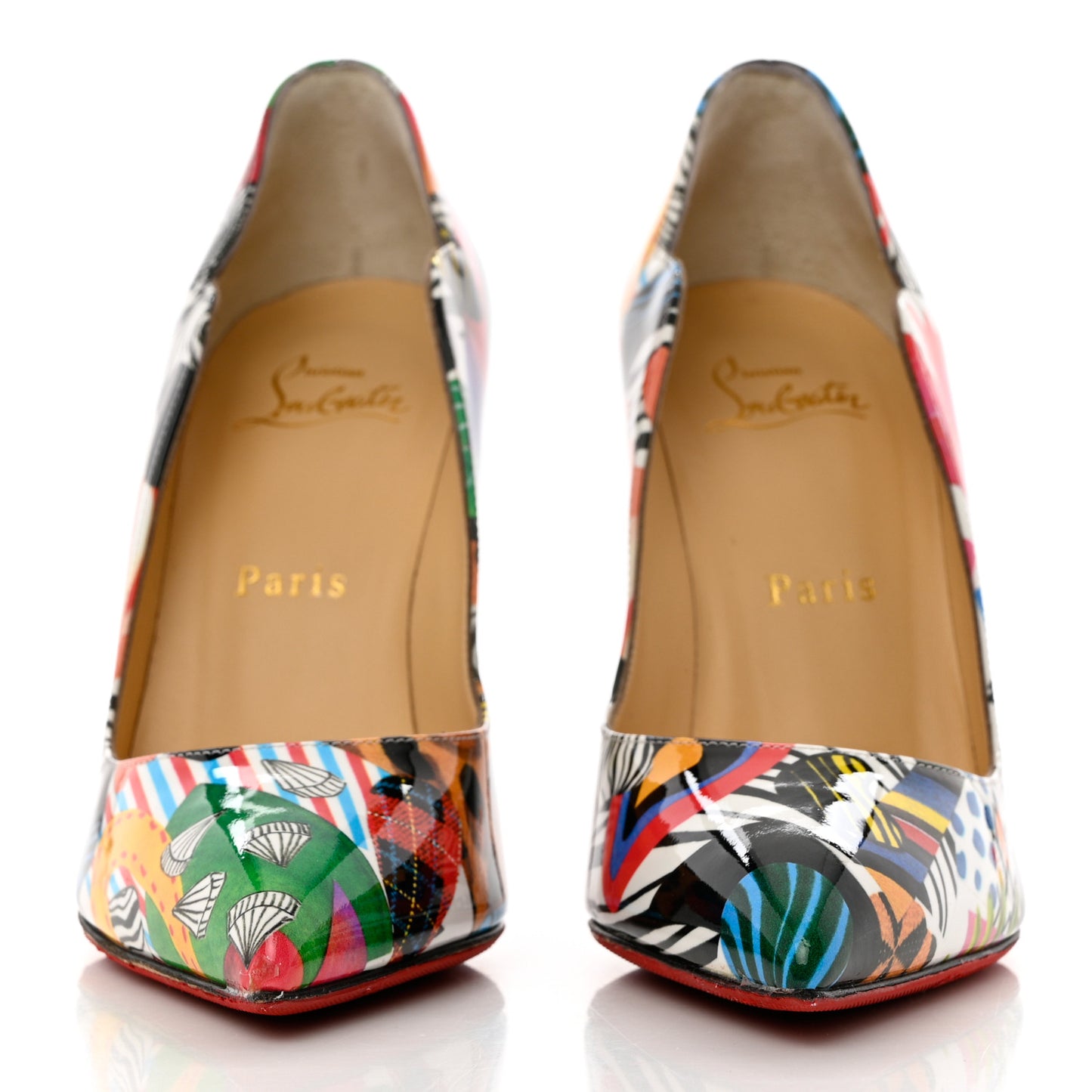 Patent Sapeur Hot Chick 100 Pumps 36 Multicolor