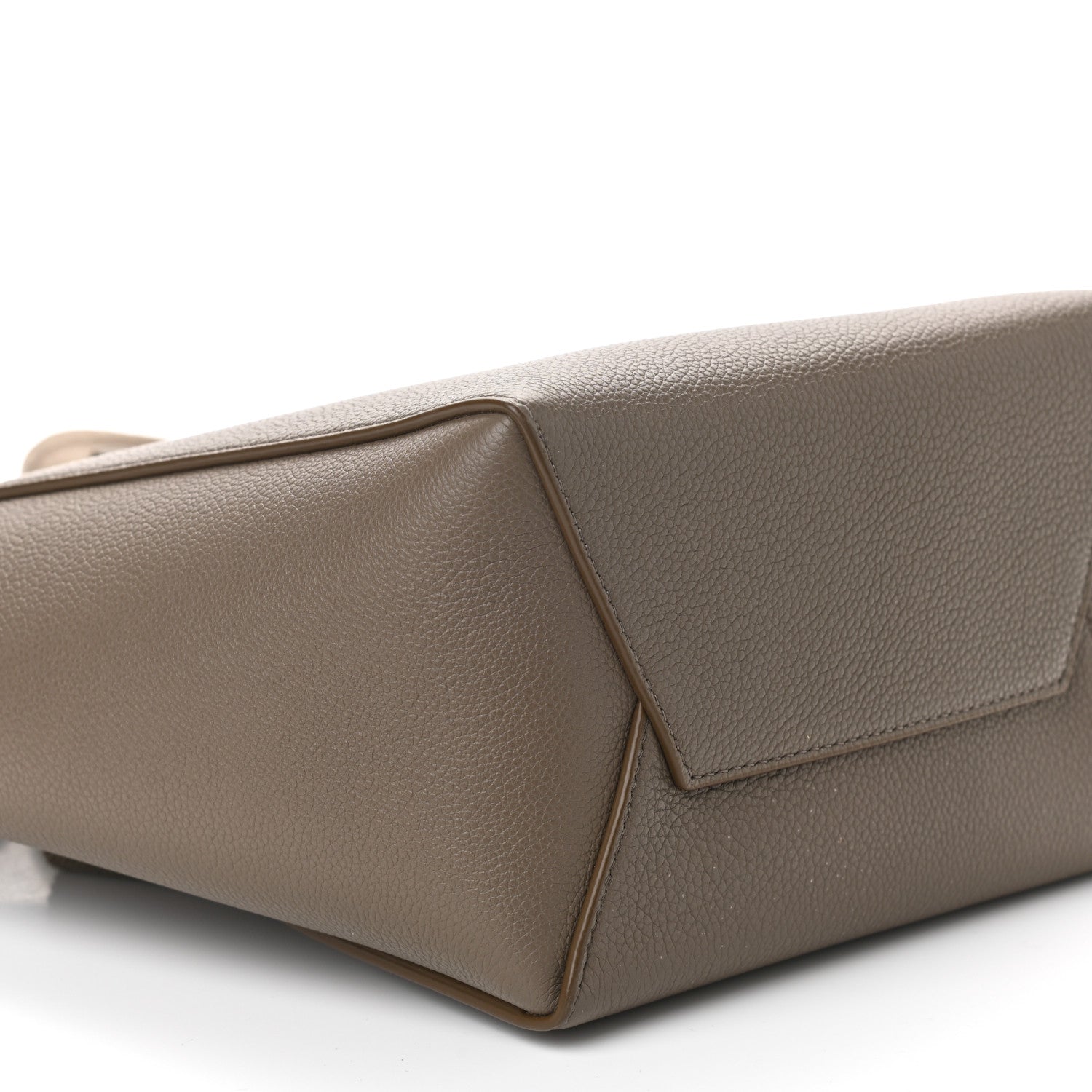 Celine Soft Grained Calfskin Small Sangle Bucket Bag Taupe 8 of 10