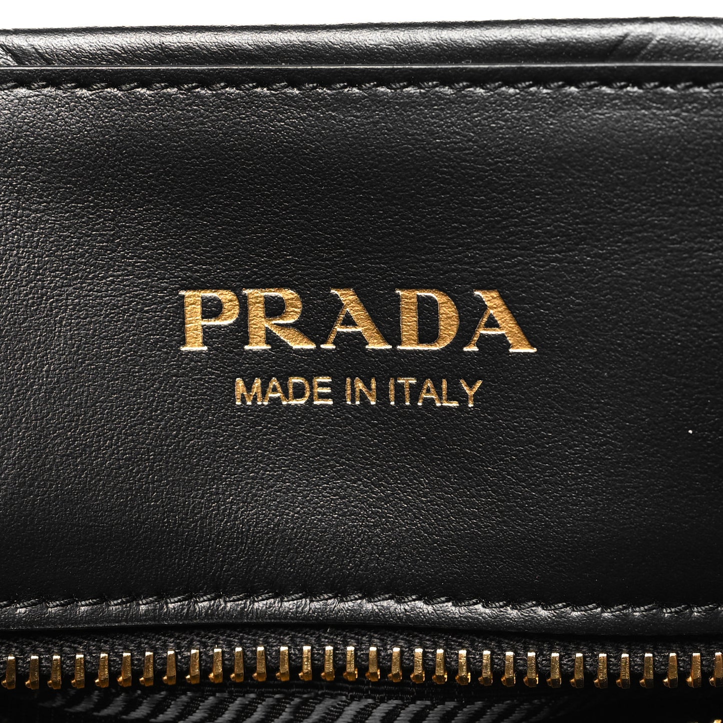 Soft Calfskin Triangolo Symbole Embossed Medium Tote Black