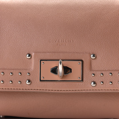 Givenchy Grained Calfskin Studded Mini Shark Lock Satchel Old Pink 8 of 12