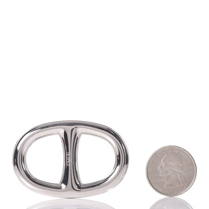 Hermes Palladium Chaine D'Ancre Scarf Ring 2 of 5