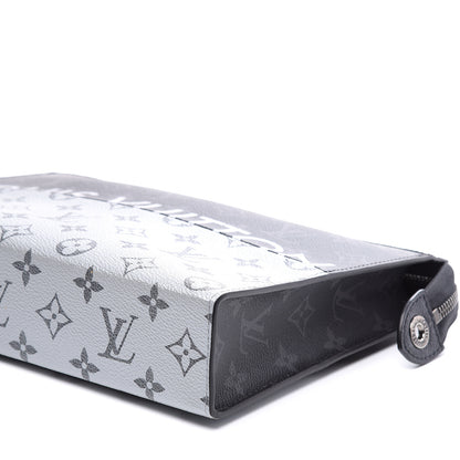 Louis Vuitton Monogram Eclipse Split Pochette Voyage MM 8 of 10