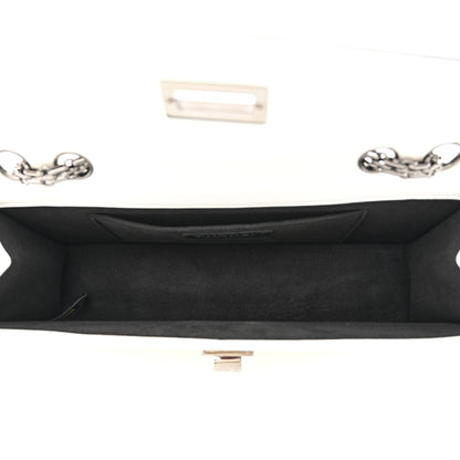 Chanel Lambskin Mademoiselle East West Flap White 5 of 11