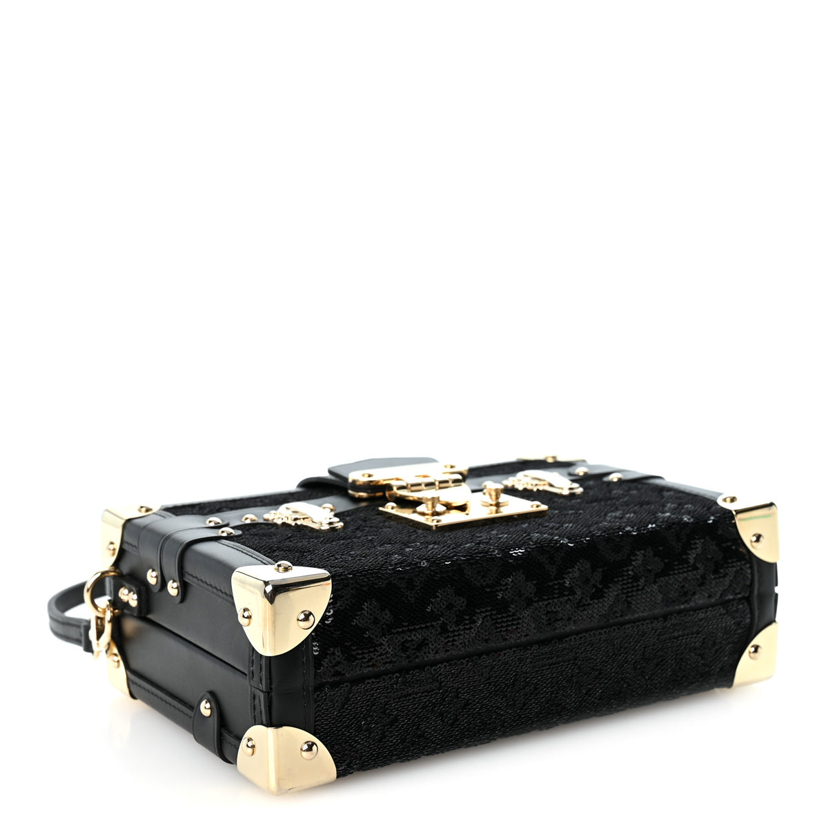 Louis Vuitton Sequins Petite Malle Black 4 of 9