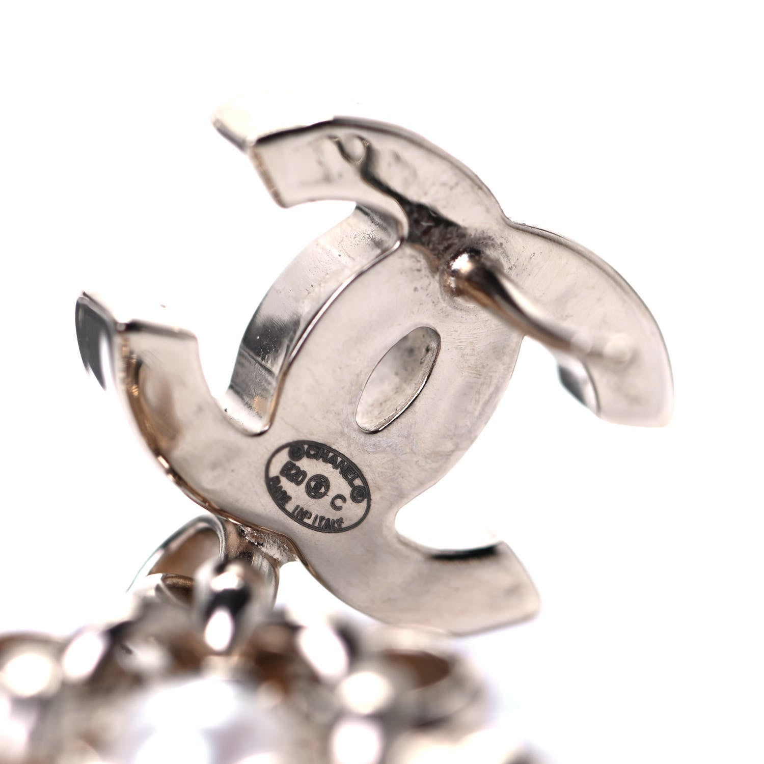 Chanel Pearl Monte-Carlo Nights Drop Earrings Gold 4 of 4