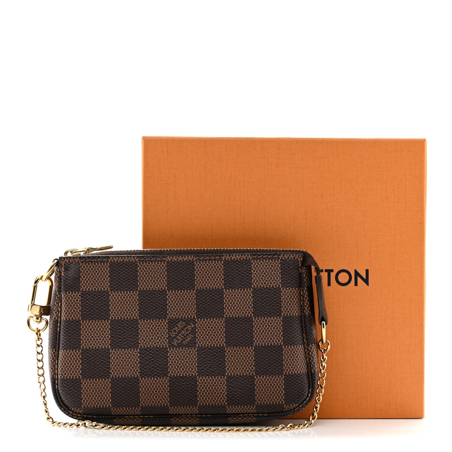 Louis Vuitton Damier Ebene Mini Pochette Accessories 7 of 7