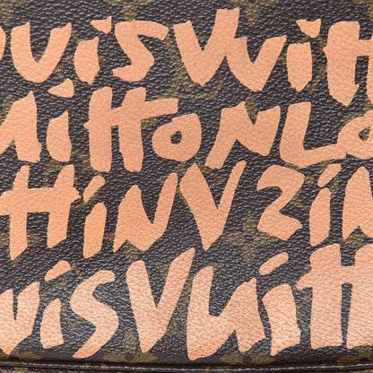 Louis Vuitton Monogram Graffiti Pochette Accessories Peach 9 of 15