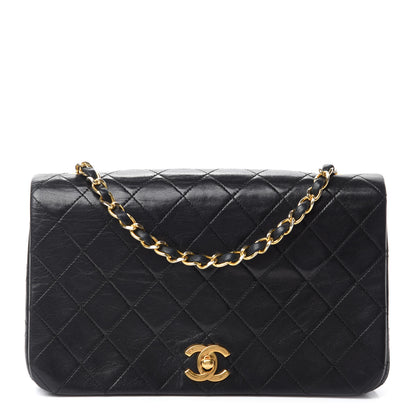 Chanel Lambskin Quilted Small Single Flap Black 1 of 11