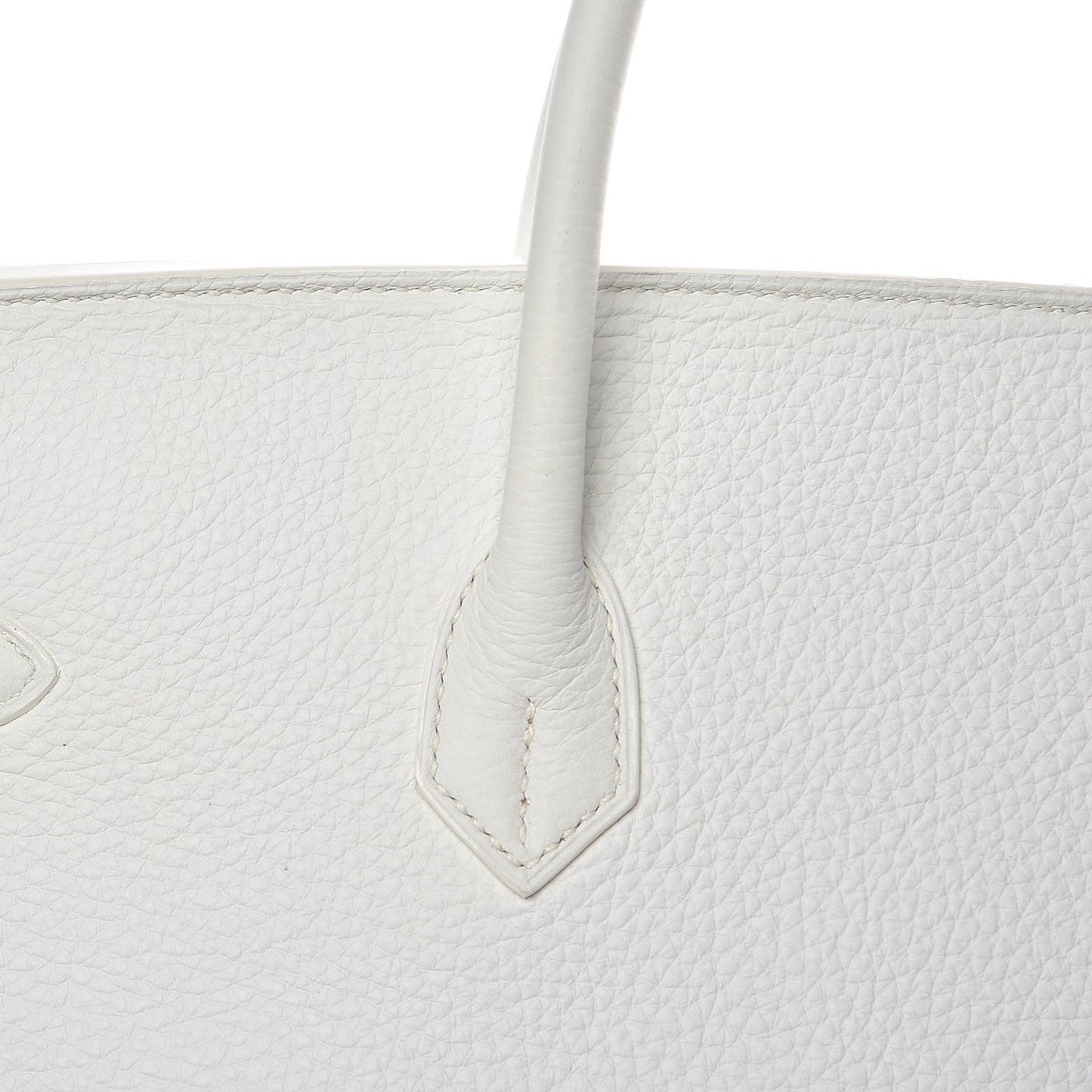 Taurillon Clemence Birkin 40 White