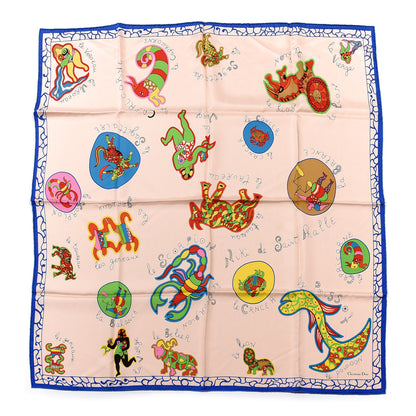 Christian Dior Silk Print Square Scarf Multicolor 1 of 4