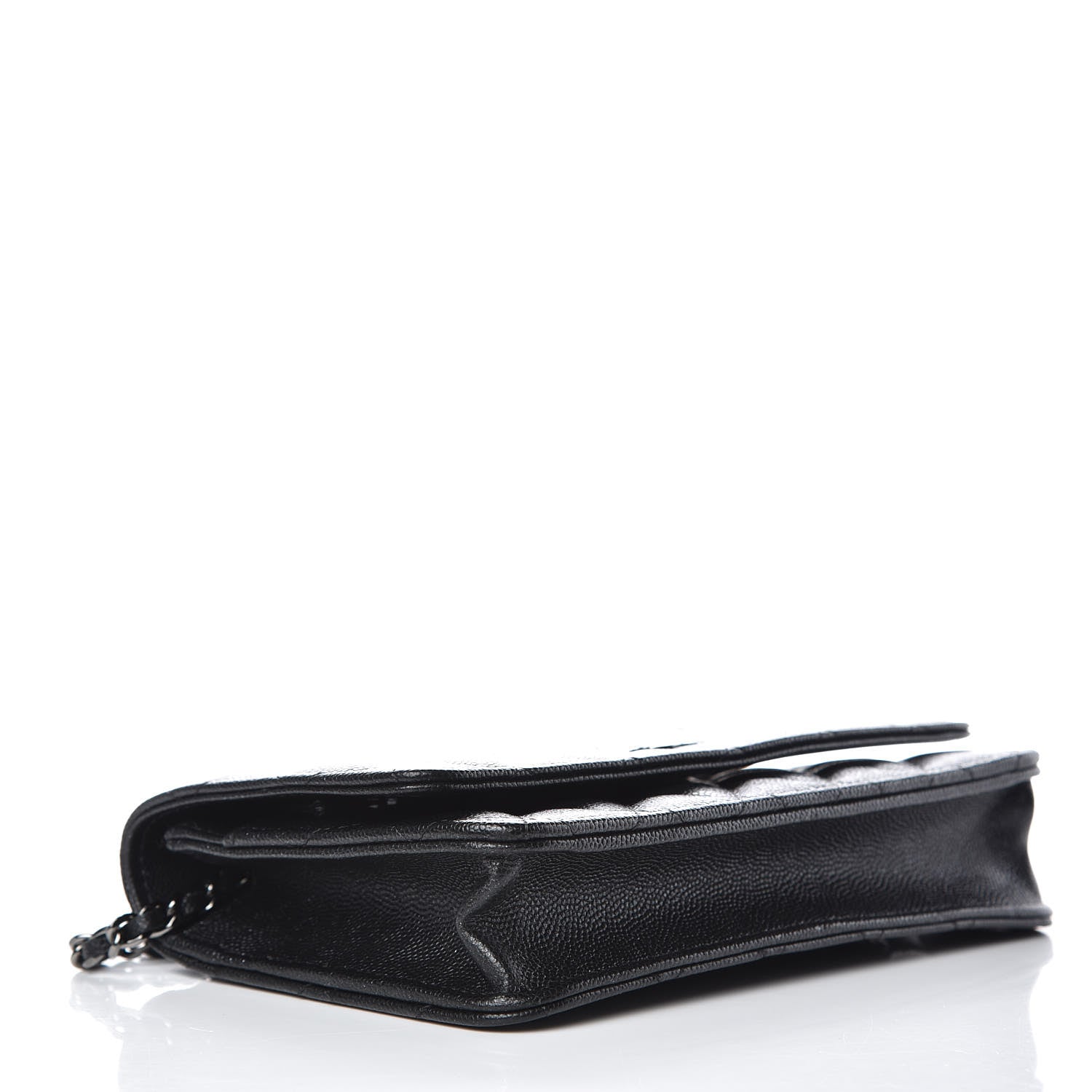 Chanel Caviar Quilted Wallet On Chain WOC Black 4 of 9
