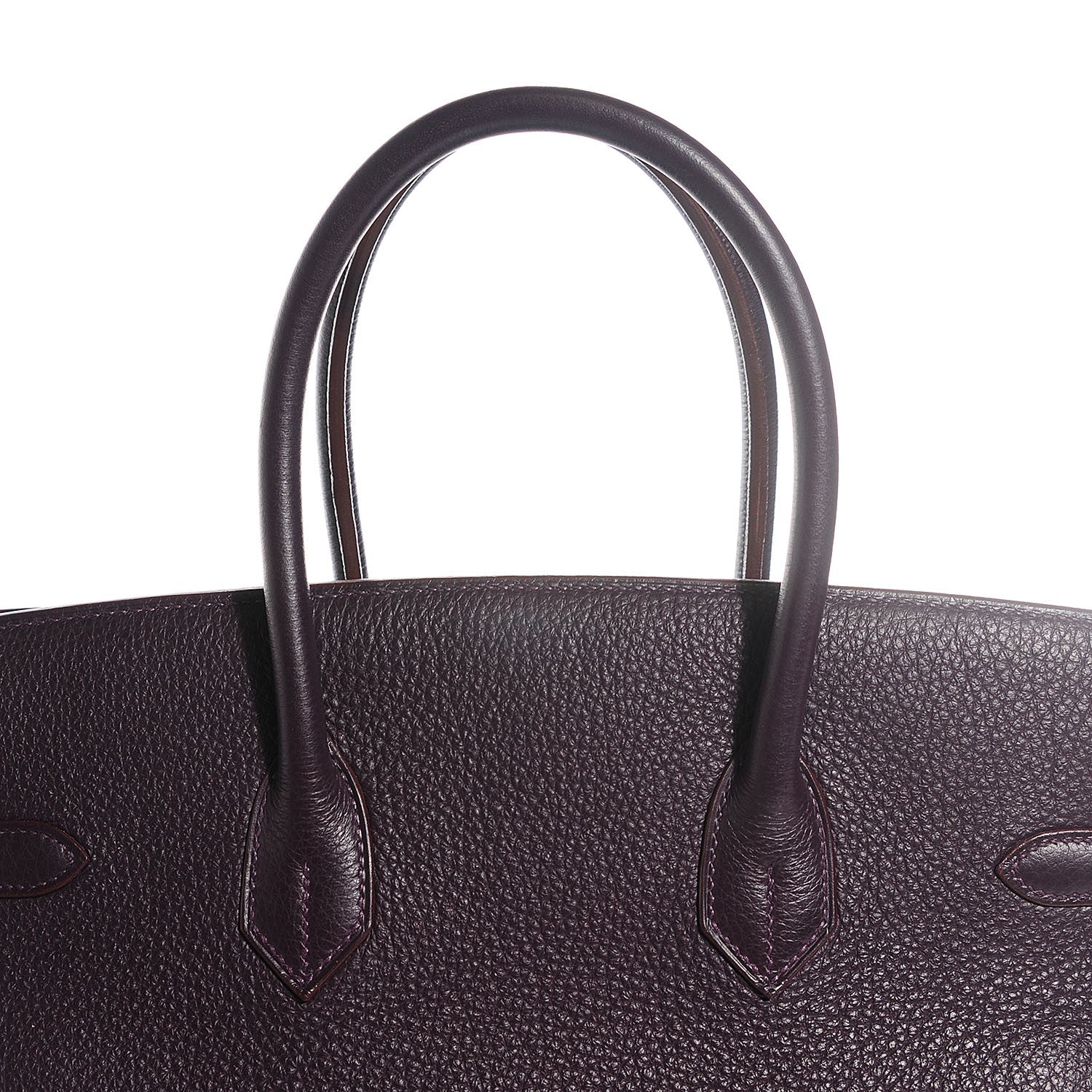 Hermes Taurillon Clemence Birkin 35 Raisin 44 of 58
