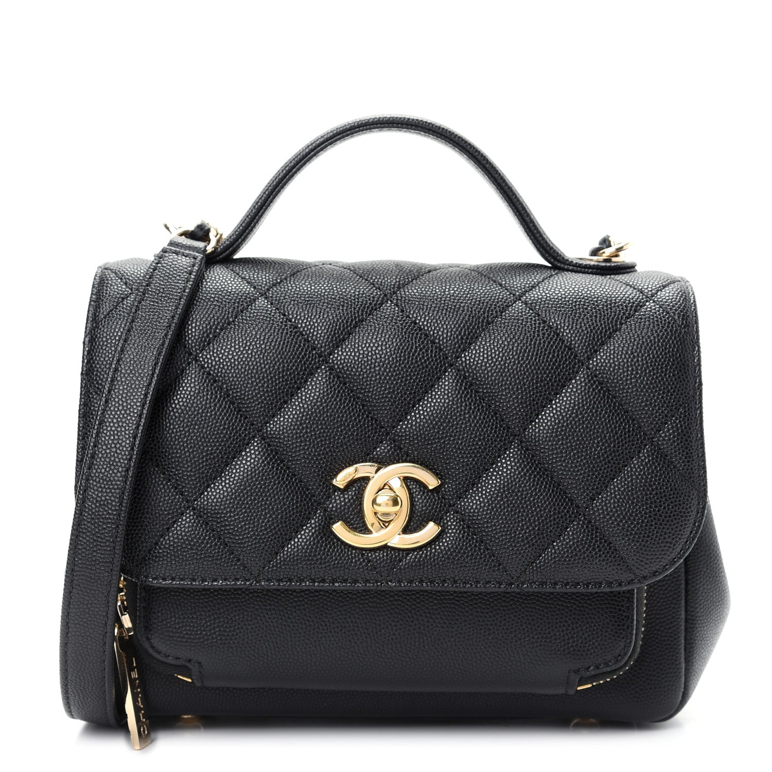 Chanel Caviar Quilted Small Business Affinity Flap Black 1 of 10