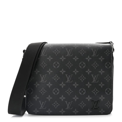 Louis Vuitton Monogram Eclipse District PM Black 1 of 12