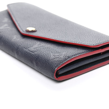 Louis Vuitton Empreinte Sarah Wallet NM Marine Rouge 8 of 9
