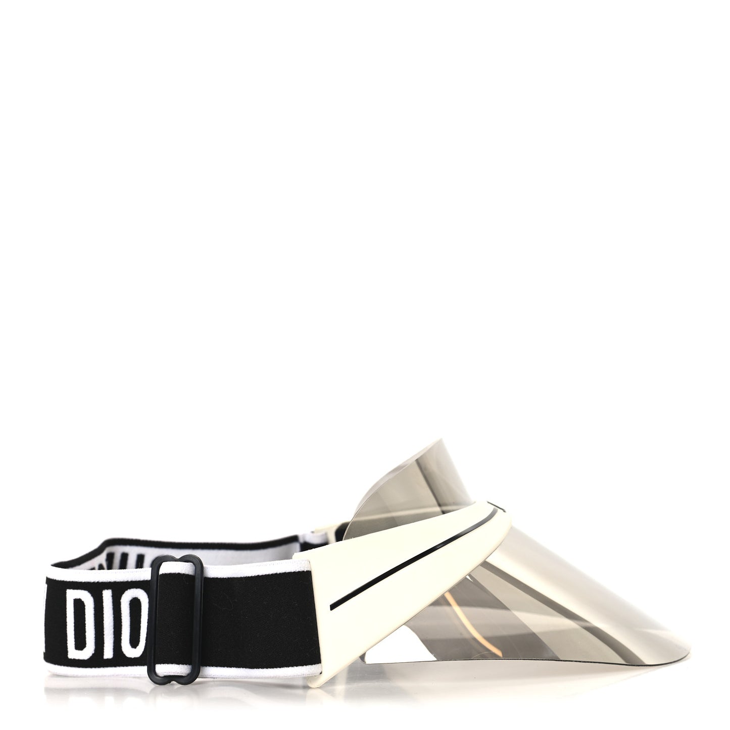 Mirrored DiorClub1 Sun Visor Silver