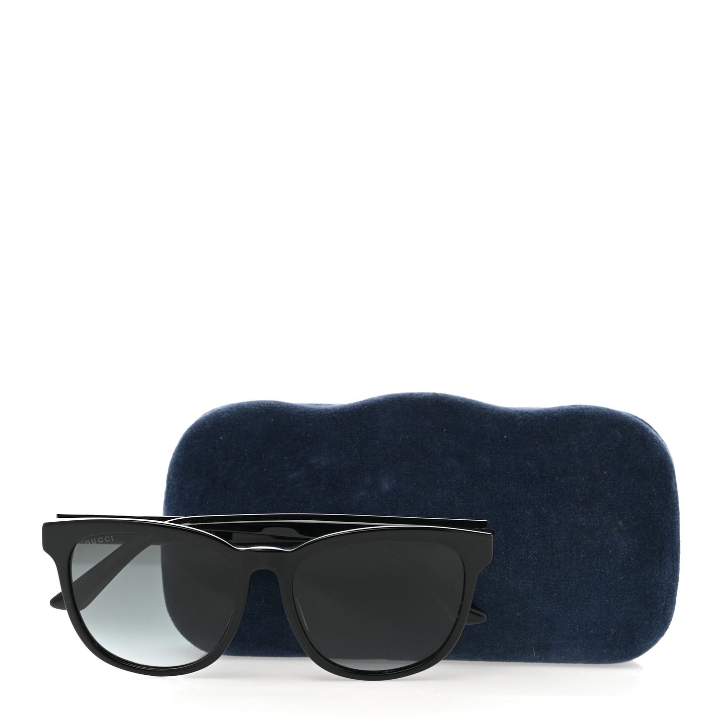 Round Frame Star Sunglasses GG0232SK Black