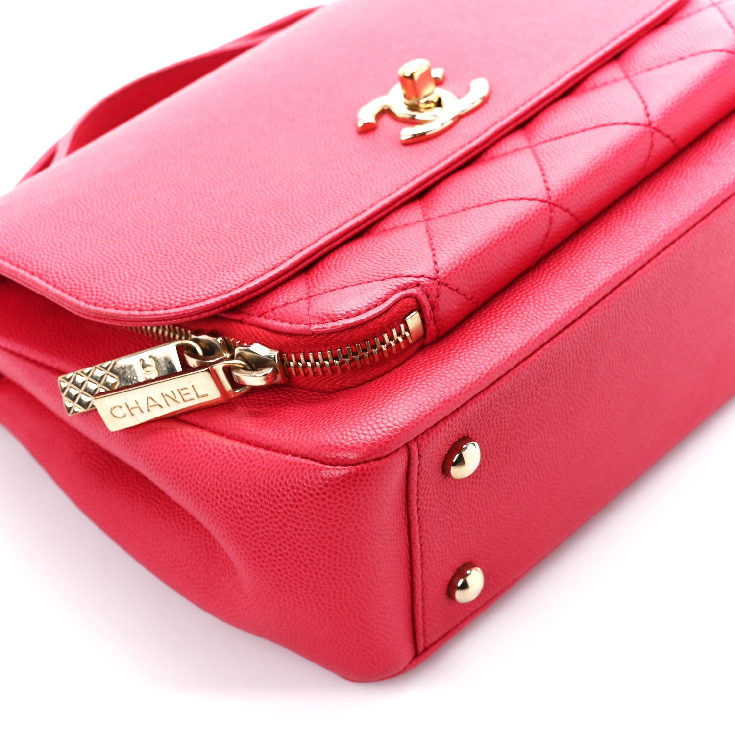 Chanel Caviar Quilted Medium Business Affinity Flap Red 10 of 11