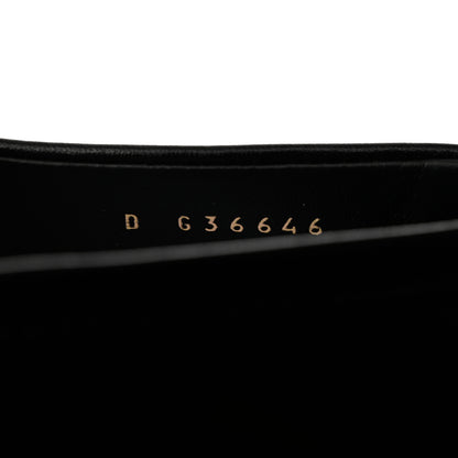 Chanel Lambskin Quilted CC Turnlock Loafers 37.5 Black 6 of 10