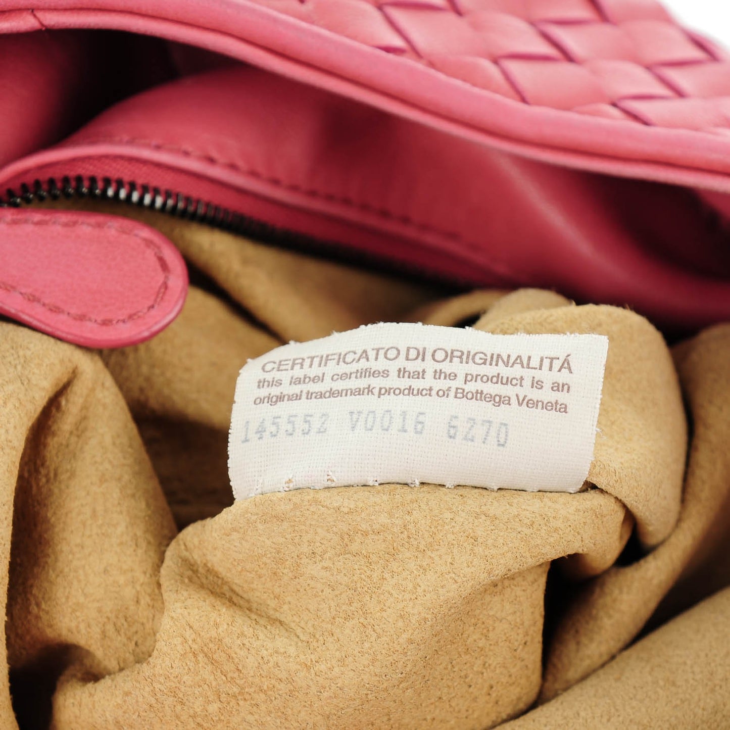 Nappa Intrecciato Ball Hobo Quarzo