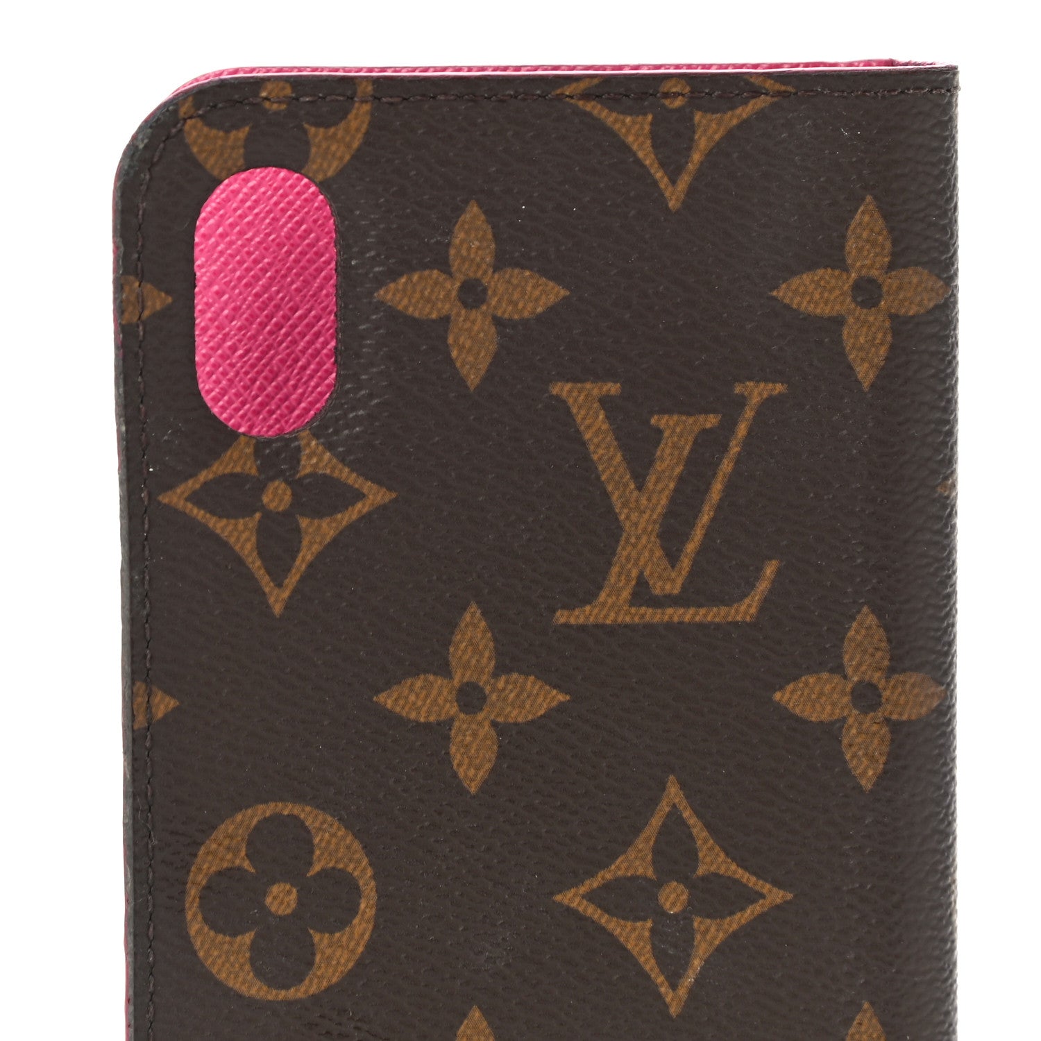 Louis Vuitton Monogram iPhone XS Max Folio Case Rose Pop 11 of 15
