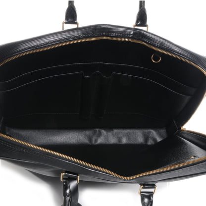 Louis Vuitton Epi Porte-Documents Voyage Briefcase Black 5 of 7