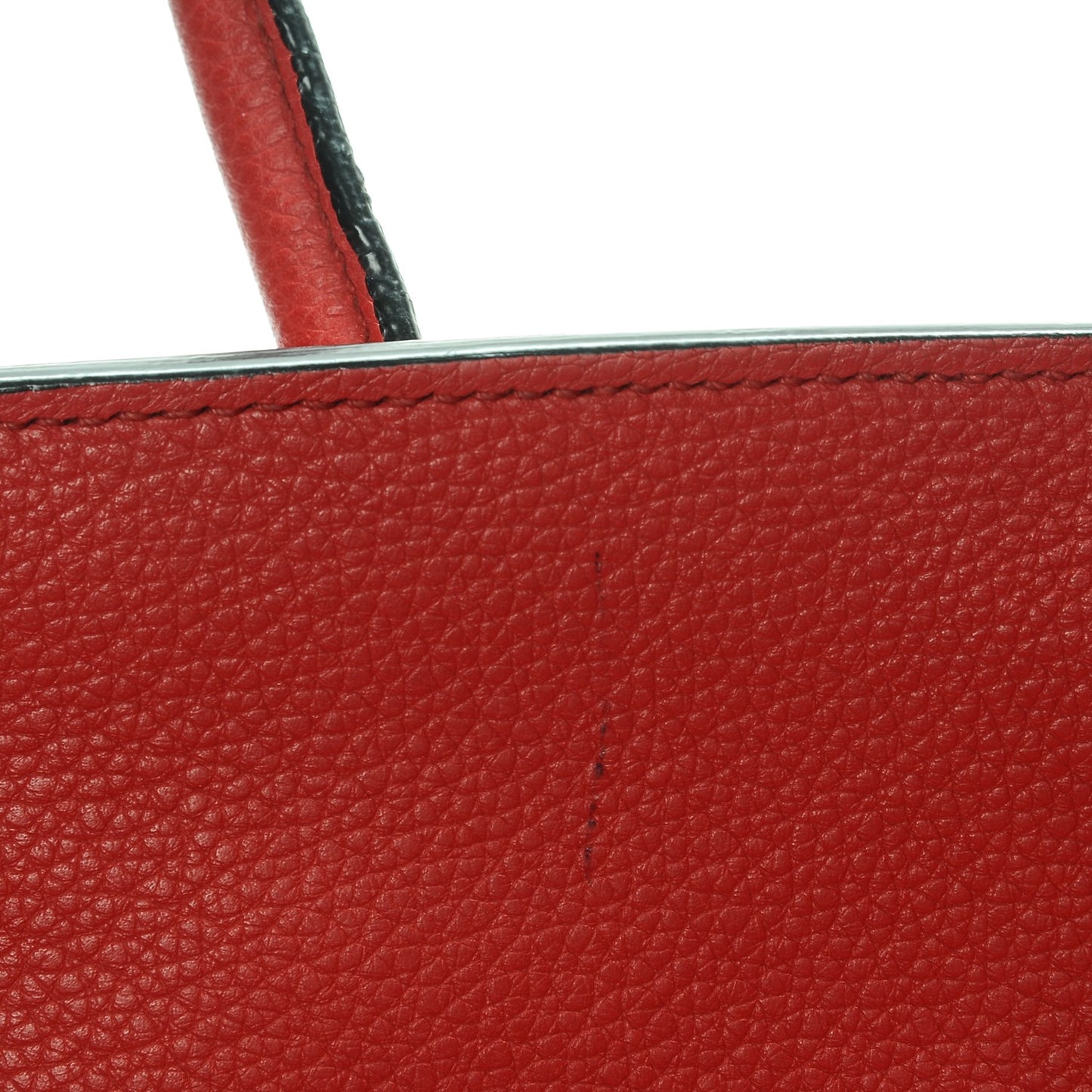 Vitello Grain Tote Fuoco