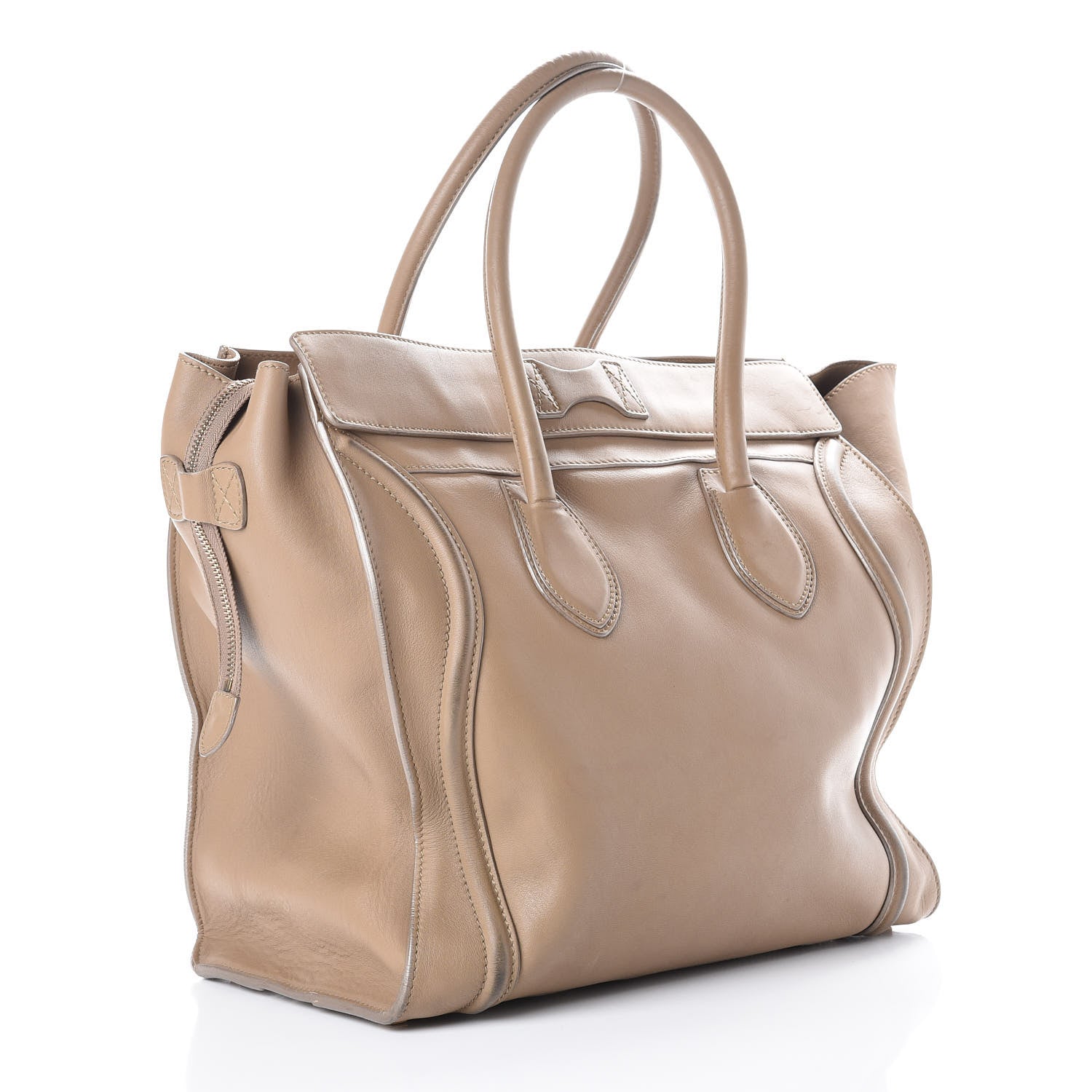 Celine Smooth Calfskin Mini Luggage Dune 3 of 12