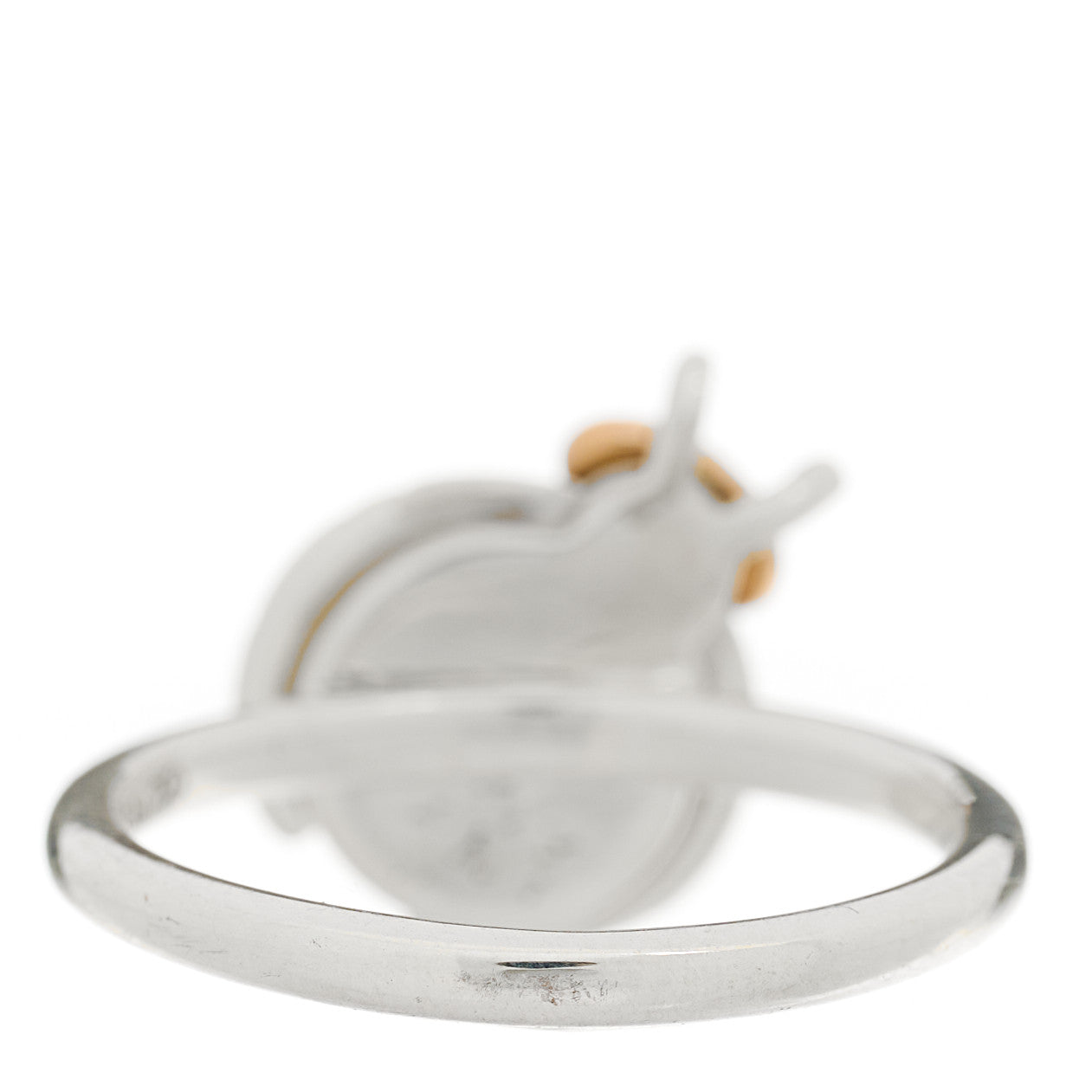 Tiffany Sterling Silver 18K Rose Gold Return to Tiffany Love Bugs Ladybug Ring 47 4 3 of 5