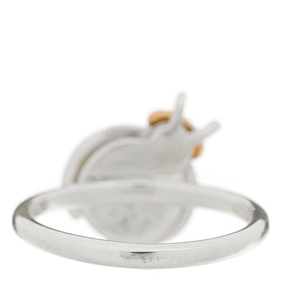 Tiffany Sterling Silver 18K Rose Gold Return to Tiffany Love Bugs Ladybug Ring 47 4 3 of 5