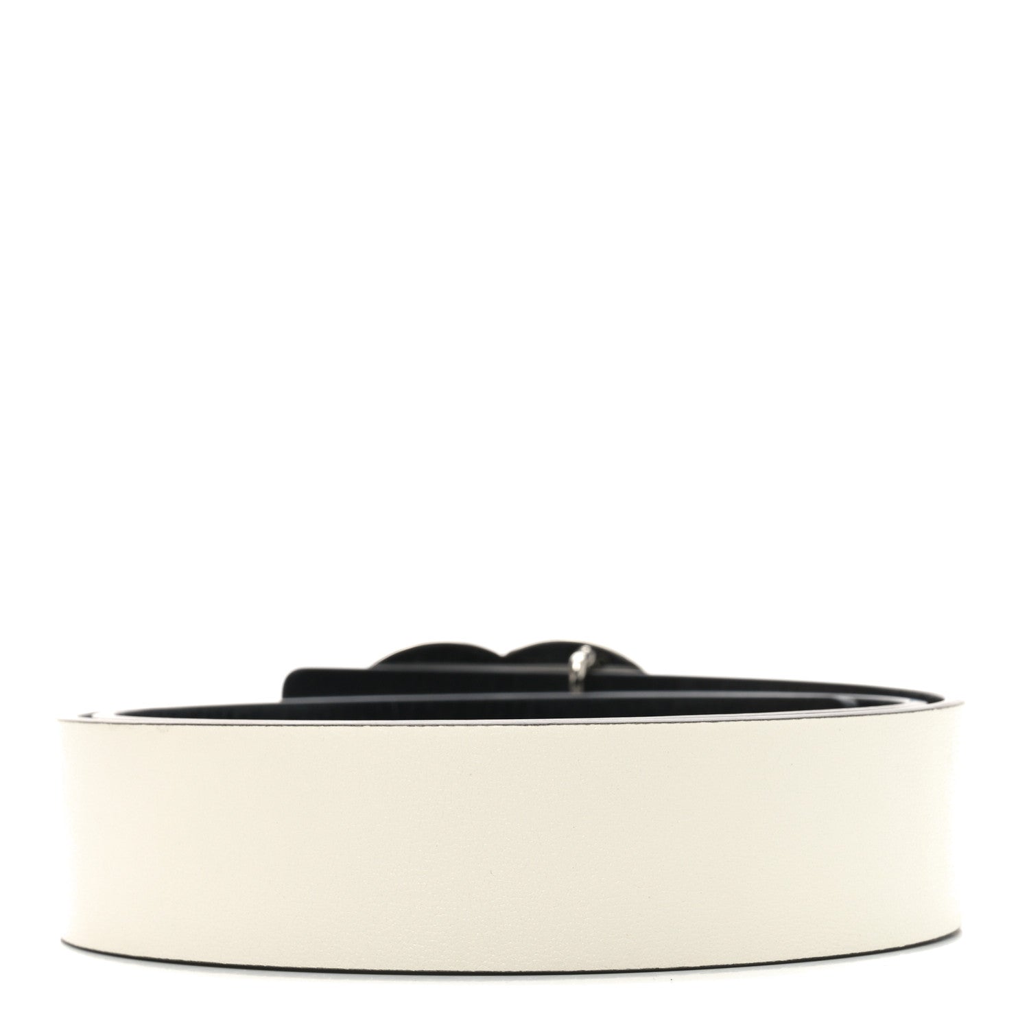 Chanel Patent Calfskin CC Reversible 80 32 Belt White Black 2 of 6