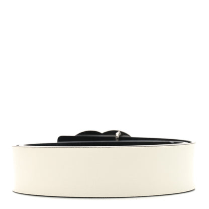Chanel Patent Calfskin CC Reversible 80 32 Belt White Black 2 of 6