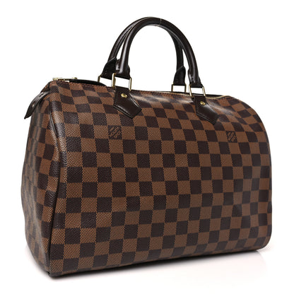 Louis Vuitton Damier Ebene Speedy 30 3 of 9