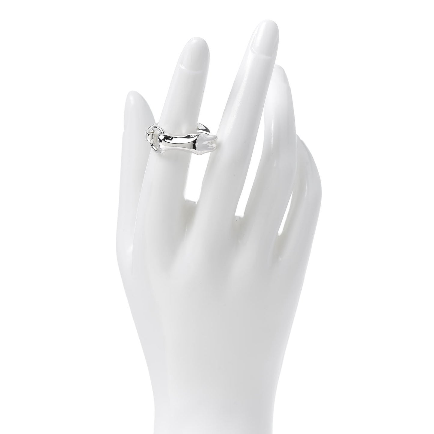 Sterling Silver PM Galop Ring 50 5.25