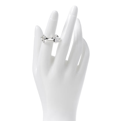 Hermes Sterling Silver PM Galop Ring 50 5.25 2 of 5