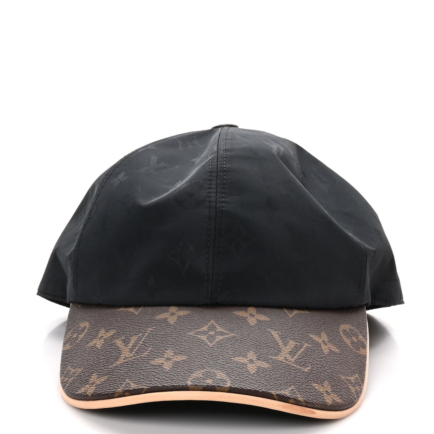 Louis Vuitton Polyester Silk Monogram LV Get Ready Cap L Black 2 of 8
