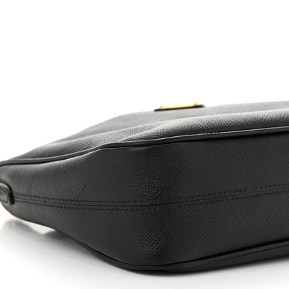 Prada Saffiano Lux Re-Edition 2005 Shoulder Bag Black 10 of 12
