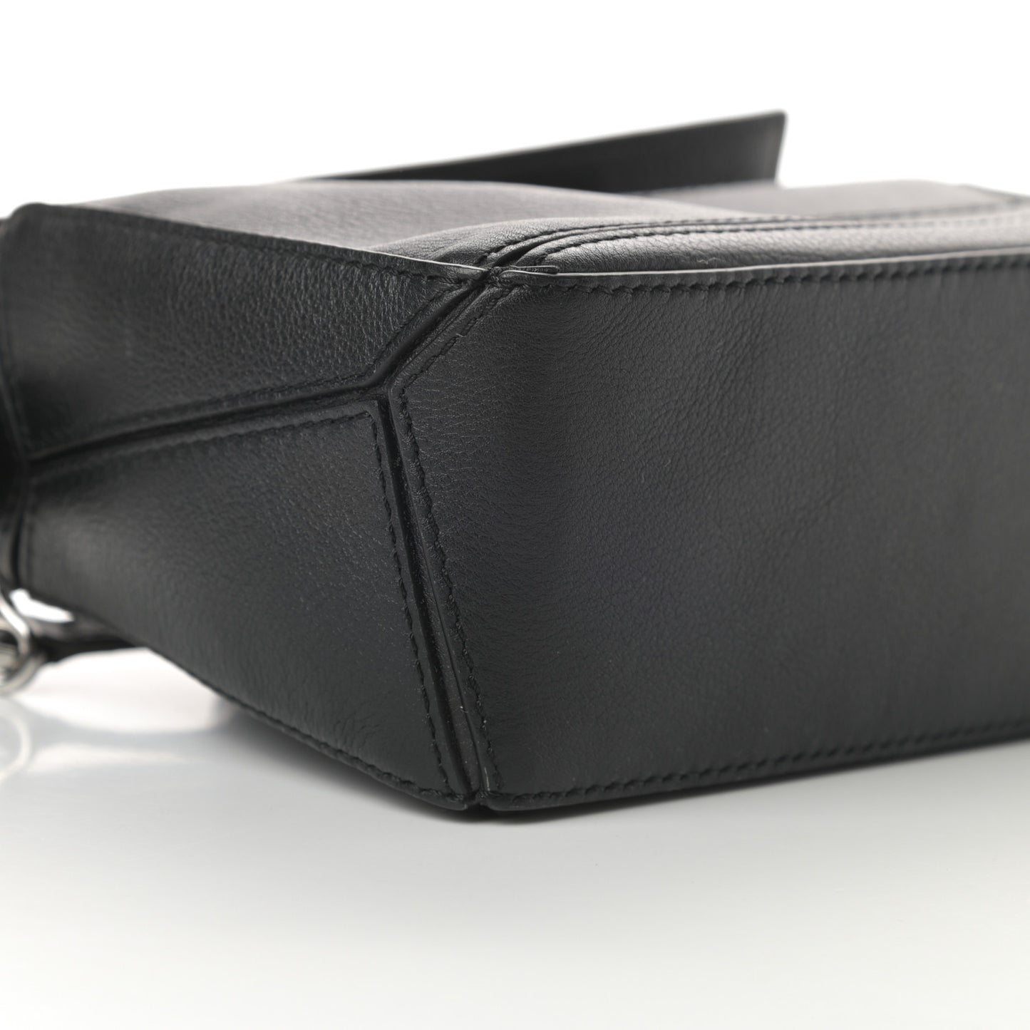 Calfskin Mini Puzzle Bag Black
