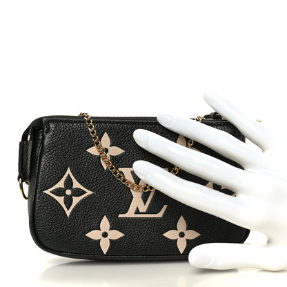 Louis Vuitton Empreinte Monogram Giant Mini Pochette Accessories Black 2 of 7