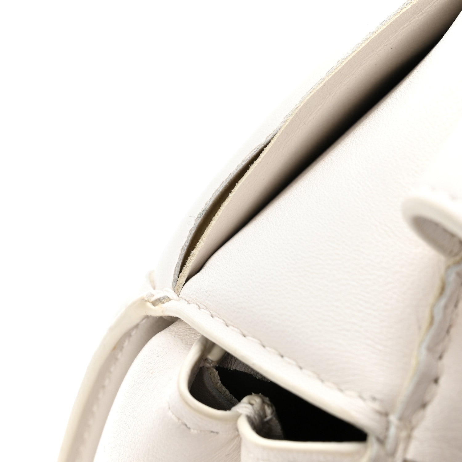 Bottega Veneta Nappa Intreccio Padded Top Handle Shoulder Bag White 27 of 30